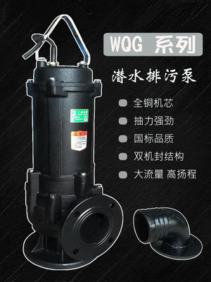 WQG100-10-7.5 &nbsp;潜水排污泵